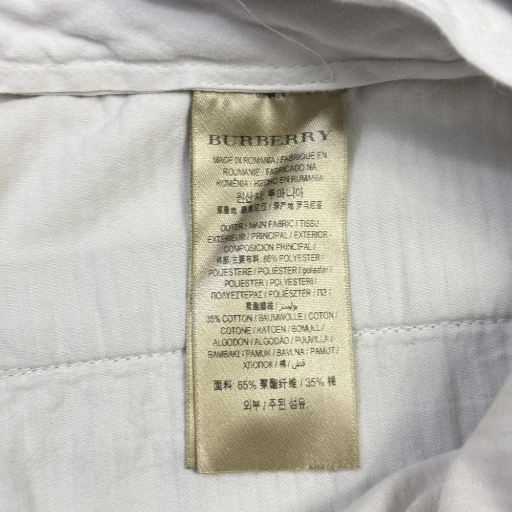 Burberry Uniform Chino Pants Mens 48x28 Beige Wide-Leg Canvas Pockets Flat Front